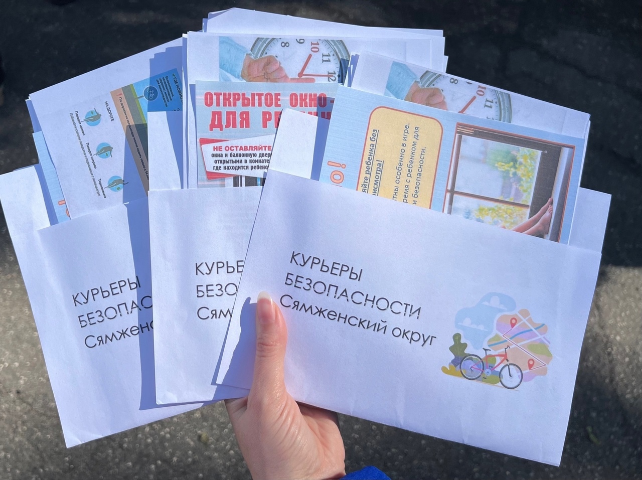 "Курьеры безопасности" в Сямженском округе