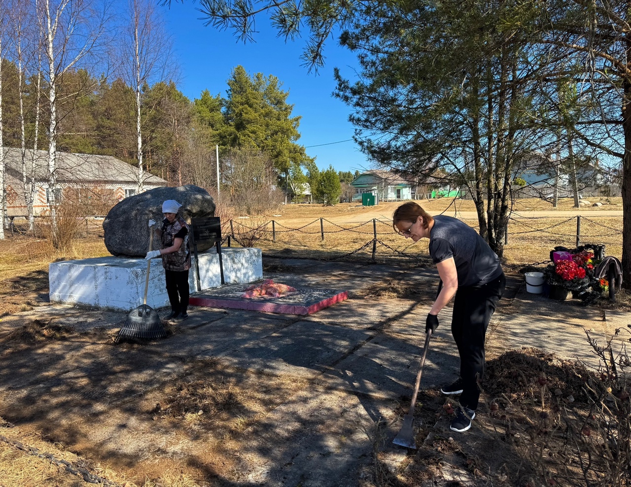 Единый субботник Министерства социальной защиты населения области