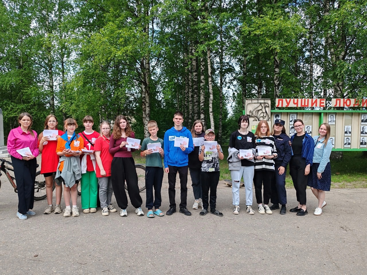 "Курьеры безопасности" в Сямженском округе 